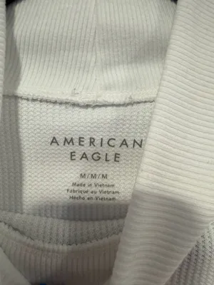 White mock neck American Eagle long sleeve‎ shirt thumbnail 2