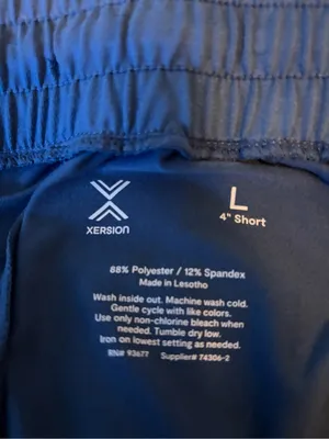 Women's Blue Athletic Shorts - Comfortable Everyday Activewear thumbnail 3