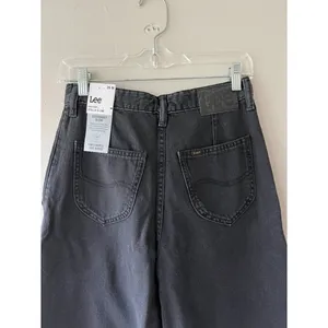 Lee Sz 26 Lyocell Blend Heritage Wide Leg Baggy Denim Pants Jeans High Rise‎ thumbnail 7
