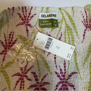 Anthropologie WOOL + NATURE Celandine Linen Wrap Halter Tank Top XL NWT thumbnail 5