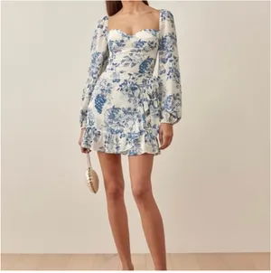 Reformation Floral Mini Dress thumbnail 2