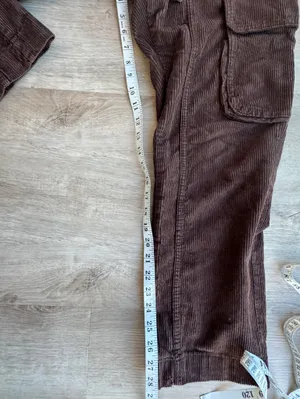 Free People Tahiti Cargo Corduroy Pants Size small Brown Drawstring thumbnail 6
