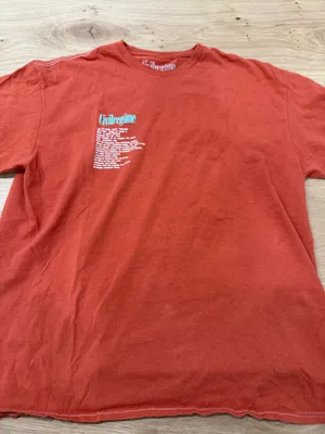 Civil Regime oversized orange graphic t-shirt thumbnail 1