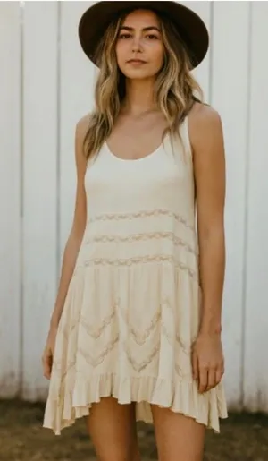 Free People Intimately Trapeze Lace Slip Dress thumbnail 1