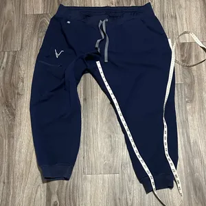 FIGS Navy Jogger Scrub Pants XXL/P Petite – Comfortable Medical Scrubs thumbnail 6