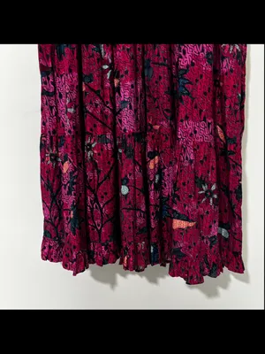 Ulla Johnson Thelma Tiered Puff-Sleeve Midi Dress Size 6 thumbnail 3