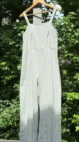 Jessica Simpson Gingham Jumpsuit thumbnail 1