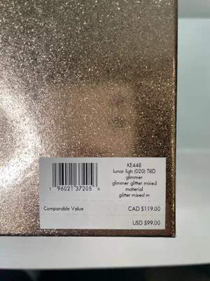 Kate Spade Silver Glitter Slim Card Holder Silver Lunar Light NWT thumbnail 8