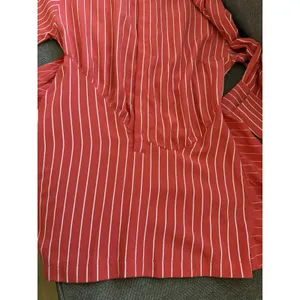 Bardot Malira Mini Shirt Dress US 4 Red White Striped Tie Front Preppy Vacation thumbnail 12