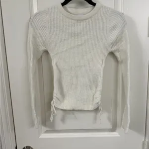 Princess Polly White Knit Sweater Size S/M thumbnail 2