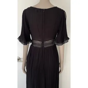 Lulu’s Puerto Vallarta Black Embroidered Maxi Dress thumbnail 10