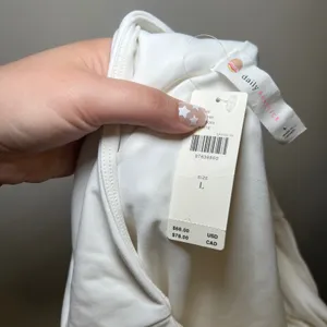 NWT Anthropologie Daily Practice Mini Skort in Waypoint white women's large thumbnail 5