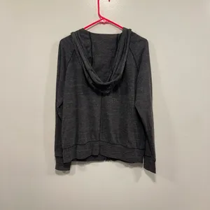 Nike gray Black Zip-Up Hoodie! Size large! thumbnail 5