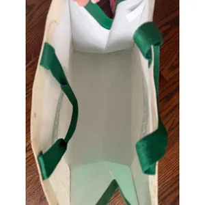 Masters Augusta National Golf Club Cream & Green Logo Print Tote Bag thumbnail 4