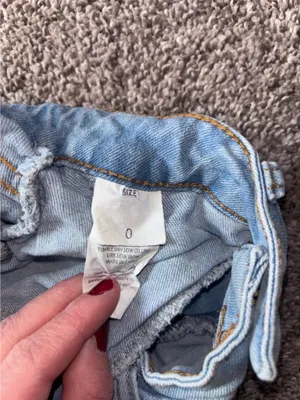 Short Demin Shorts Blue Size 0 thumbnail 3