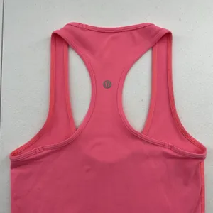 Lululemon‎ Size 2 Cool Racerback Tank Top Pink Flash Light Tone Reversible Luon thumbnail 8