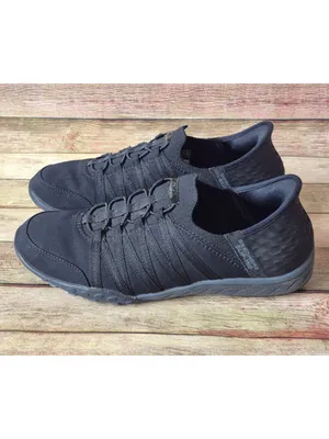 Skechers Slip In Shoes Womens 8.5 Breathe Easy Roll With Me Memory Foam Black thumbnail 5