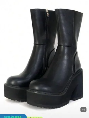 SheIn Women Platform Combat Boots thumbnail 1