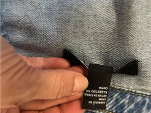 Forever 21 Light Blue Denim Romper Jacket thumbnail 7