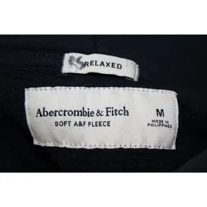 Abercrombie & Fitch Soft A&F Fleece Black Long Sleeve Hoodie Sweatshirt Size M thumbnail 3