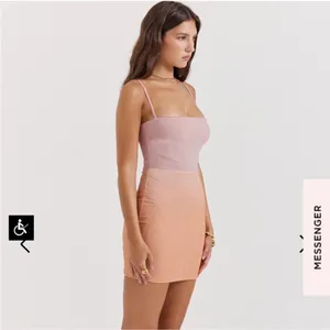 NEW House of CB DEVA OMBRE MINI tank mesh dress S thumbnail 3