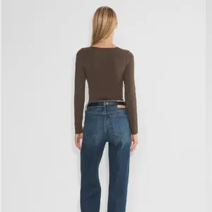 Babaton Contour Crew Long sleeves tan Bodysuit size small thumbnail 2