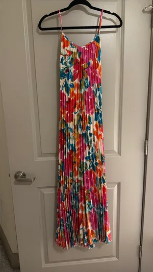 Shein Maxi Dress Floral thumbnail 3