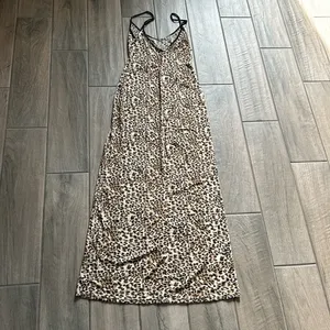 Et clé léopard maxi dress Brown thumbnail 4