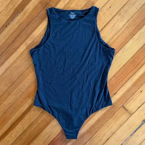 Skims Fits Everybody High Neck Bodysuit in Black Size XL thumbnail 3