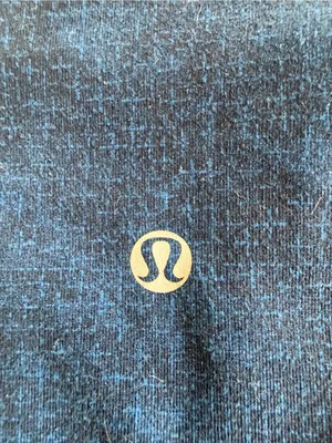 Lululemon Wunder Under Crop Leggings Blue Heathered Size 6‎ thumbnail 3