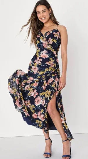Floral Midi Dress thumbnail 4