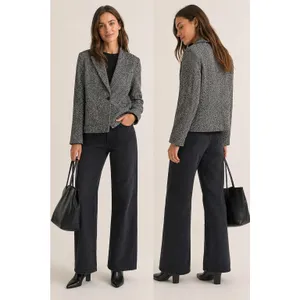Anthropology Avec Les Filles Women's Tweed Jacket Size S thumbnail 2