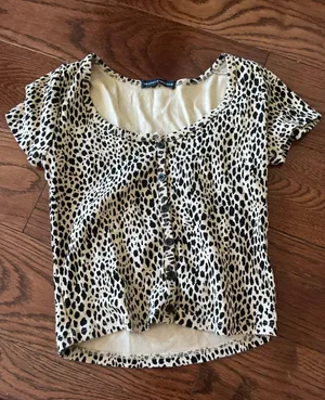 Cheetah Print Top thumbnail 1