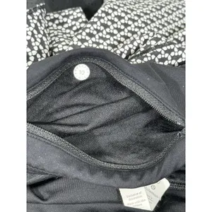Lululemon Real Quick Running Shorts Monochromic Black Size 10 Lined thumbnail 8