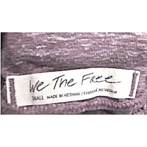 We the Free Bella Vista Tunic Top in Fig‎ Sorbet Size S Purple Oversized Slouchy thumbnail 5