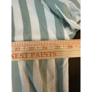 Victoria's Secret Plaid PJ Pajama Set Size Large Grey/White Drawstring Button up thumbnail 3
