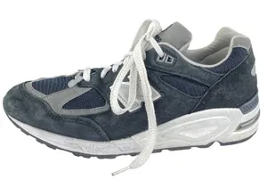 New Balance 990v2 Mens Blue Suede Low Top Lace Up Athletic Sneakers Shoes Sz 7.5 thumbnail 1