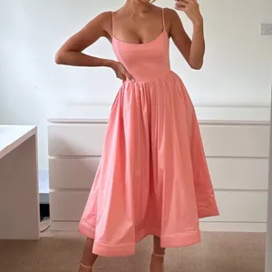 NWOT HOUSE OF CB LOLITA Apricot Corset Fit & Flare Midi Sundress Sundress XS thumbnail 5