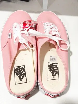 Vans Classic Authentic Mule Skate Shoes Sneakers Powder Pink Size 10.5 NEW thumbnail 3