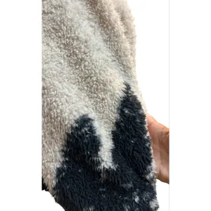 Thread & Supply Quarter Zip Sherpa Pullover Forest Pattern Small thumbnail 6