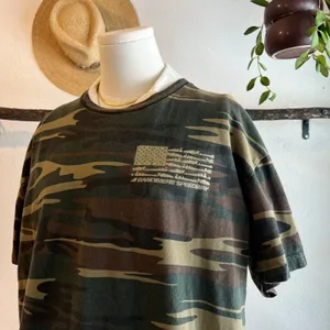 Bandimere Speedway Colorado Worn in Green Camo Graphic Tee Size XL Unisex thumbnail 1