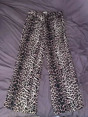 PacSun Casey Low-Rise Baggy Jeans Cheetah Print thumbnail 1