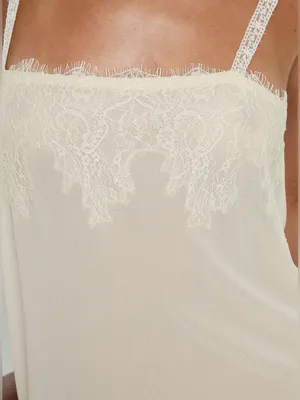 Lioness Glacial Sheer Maxi Dress Butter thumbnail 2
