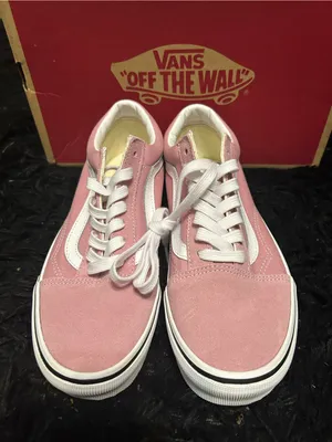 VANS old skool pink suede lace up shoes sneakers women’s 7 new thumbnail 6
