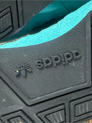 adidas Women's Teal and Purple Retro Running Shoes thumbnail 6