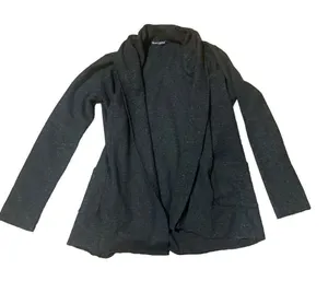 Brandy Melville charcoal gray wool blend open cardigan one size‎ thumbnail 1
