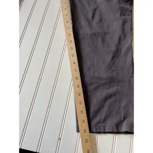 Oufeiya Charcoal Gray Wide Leg Overalls Adjustable Straps Drop Crotch Jumpsuit M thumbnail 7