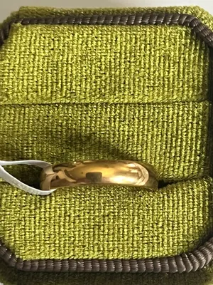 Classic/Sleek Unisex Titanium Steel Gold Polished Finish 2mm Band Size 6 thumbnail 2