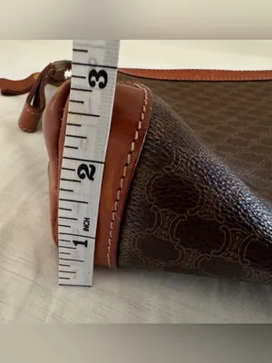 Celine Vintage Clutch Macadam Triomphe Coated Canvas Clutch Wristlet thumbnail 11