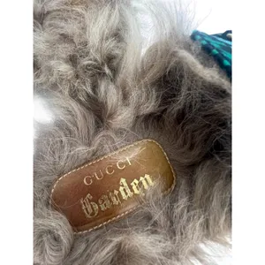 Gucci Garden Princetown GG‎ Cloth Fur Lined Mule Slippers 36 thumbnail 11